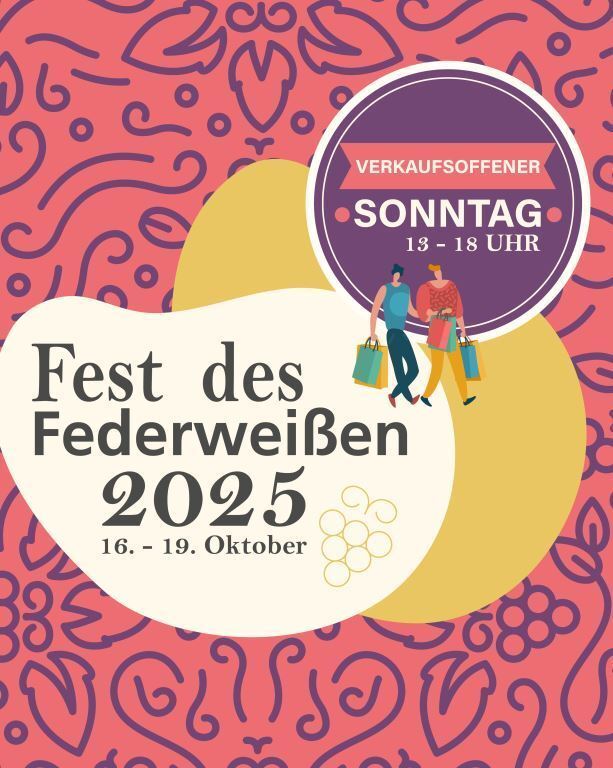 Am 19. Oktober ist in Landau Fest des Federwei&szlig;en und verkaufsoffener Sonntag.