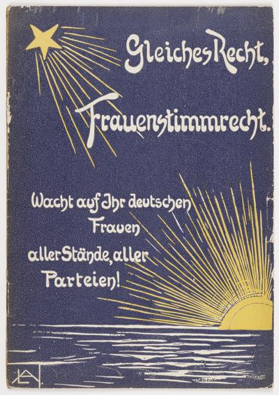 Bild vergr&ouml;&szlig;ern: Die Brosch&uuml;re des Vereins f&uuml;r Frauenstimmrecht aus dem Jahr 1907 ist Teil der Ausstellung &raquo;Damenwahl! 100 Jahre Frauenwahlrecht&laquo; im Historischen Museum in Frankfurt. 